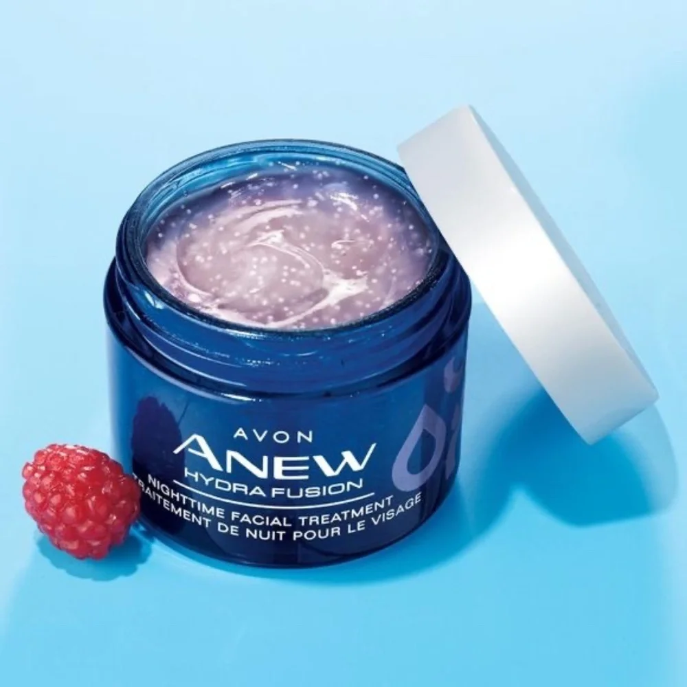 *AVON* Anew Hydra Fusion Night-Time Facial Moisturizer Size 1.7 oz.